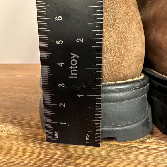 Columbia Shirebrook LeatherWaterproof Winter Boots Womens 8.5 Fleece Omni Grip - Picture 10 of 14